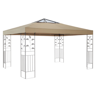 Replacement roof 3x3m Sand CLEAR TOP for gazebo cover