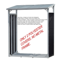 Weather protection set 2 curtains made of polyester for the 70 cm sides dimensions 66x148 cm