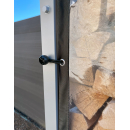Weather Protection Wall PVC transparent 178x165cm for Firewood Rack XXL 185 x 70 x 185 cm