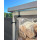 Weather Protection Wall PVC transparent 174x162cm for Firewood Rack XXL 185 x 70 x 185 cm