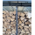 Weather Protection Wall PVC transparent 178x165cm for Firewood Rack XXL 185 x 70 x 185 cm