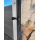 Weather Protection Wall PVC transparent 178x165cm for Firewood Rack XXL 185 x 70 x 185 cm