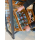 Metal beverage crate rack for storing 3 soda crates  39x30x140cm