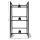 Metal beverage crate rack for storing 6 soda crates  71x30x140cm