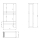 Metal beverage crate rack for storing 4 soda crates  71x30x129cm