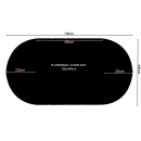 Solarplane Pool Oval Planenmaß 700x440cm für...