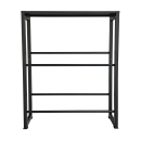 Metal beverage crate rack for storing 6 soda crates  104x30x129cm
