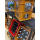 Metal beverage crate rack for storing 6 soda crates  104x30x129cm