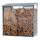 Wetterschutzwand PVC transparent 178x165cm für Kaminholzunterstand XXL 185x70x185cm