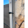 Wetterschutzwand PVC transparent 178x165cm für Kaminholzunterstand XXL 185x70x185cm