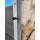 Wetterschutzwand PVC transparent 126x177cm für Kaminholzunterstand XXL 130x70x185cm