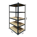 Schwerlast Lagerregal 90x60x180cm 5 Böden Standregal für Garage Werkstatt Haushalt Keller