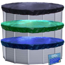 Poolabdeckung Rund 200 g/m² | Alle Größen...