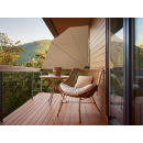 Balkonfächer 115 cm & 140 cm | Viele Farben | Balkon Sichtschutz Fächer Blickdicht & Wetterfest