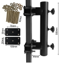 Balcony Clamp for umbrellas Railing Handrail