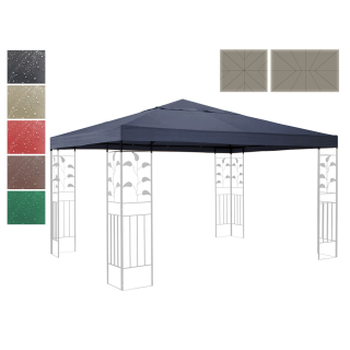 Ersatzdach Rank-Pavillon 3x3 / 3x4 m in vielen Farben
