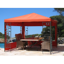 Ersatzdach Rank-Pavillon 3x3 / 3x4 m in vielen Farben