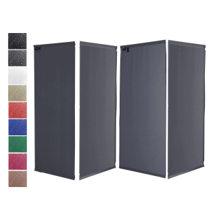 Set 4 Ersatzbezüge für Paravents 156x52 cm | Paravent Ersatz Bezug