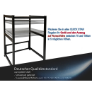 Washing machine shelf 74x65x111cm black | Storage rack for washing machine and dryer stacked | Bathroom stand shelf laundry cabinet basement