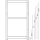 Washing machine shelf 74x65x111cm black | Storage rack for washing machine and dryer stacked | Bathroom stand shelf laundry cabinet basement