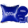 Poolkissen Eckig 120x120 cm Blau | 4 Seile & Sicherheitsventil | 2x Reparaturset | PVC 0,44mm | Winter Pool Kissen mit Doppelnaht | Luftkissen Chlor- und UV-Beständig