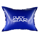 Poolkissen Eckig 200x240 cm Blau | 4 Seile & Sicherheitsventil | 2x Reparaturset | PVC 0,44mm | Winter Pool Kissen mit Doppelnaht | Luftkissen Chlor- und UV-Beständig