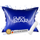 Poolkissen Eckig 200x240 cm Blau | 4 Seile & Sicherheitsventil | 2x Reparaturset | PVC 0,44mm | Winter Pool Kissen mit Doppelnaht | Luftkissen Chlor- und UV-Beständig