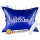 Poolkissen Eckig 200x240 cm Blau | 4 Seile & Sicherheitsventil | 2x Reparaturset | PVC 0,44mm | Winter Pool Kissen mit Doppelnaht | Luftkissen Chlor- und UV-Beständig