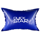 Poolkissen Eckig 200x400 cm Blau | 4 Seile & Sicherheitsventil | 2x Reparaturset | PVC 0,44mm | Winter Pool Kissen mit Doppelnaht | Luftkissen Chlor- und UV-Beständig