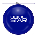 Pool Cushion Round ⌀ 300 cm Blue | 4 Ropes & Safety Valve | 2x Repair Kit | PVC 0.44 mm | Winter Pool Pillow with Double Seam | Air Cushion Resistant to Chlorine & UV