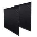Metal firewood rack anthracite XXXL 185 x 100 x 185 cm with Weather Protection Promotion firewood shelter 3,5 m³ firewood storage stacking aid outside