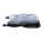 Folding Footstool Footrest Ottoman with Metal Legs, Removable Padded Seat