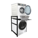 Metal washing machine shelf 74x65x111cm with pull-out...