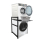 Metal washing machine shelf 74x65x111cm with pull-out tray matt black Standing shelf bathroom storage tumble dryer