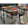 Metal washing machine shelf 74x65x111cm with pull-out tray matt black Standing shelf bathroom storage tumble dryer