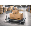 Lagertrolley Rollwagen 73x47cm faltbar für Garage Werkstatt Haushalt Keller Plattformwagen