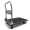 Lagertrolley Rollwagen 73x47cm faltbar für Garage Werkstatt Haushalt Keller Plattformwagen