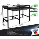 Metal washing machine shelf 146x65x99cm matt black Standing shelf bathroom storage tumble dryer