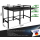 Metal washing machine shelf 146x65x99cm matt black Standing shelf bathroom storage tumble dryer