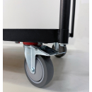 Tischwagen 99x60cm H102cm für Garage Werkstatt Lager Massiv Rolltisch Lagerwagen Plattformwagen Handwagen