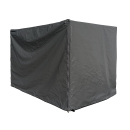 Gitterbox Abdeckung PVC-Tarp 125x85x87cm Grau PVC...