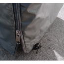 Mesh box cover 125x85x87cm grey protective cover tarpaulin 350g/sqm