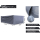 Gitterbox Abdeckung PVC-Tarp 125x85x50cm PVC-Gewebe 350g/m²  Grau Schutzhülle Abdeckplane Staubschutz