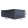 Gitterbox Abdeckung PVC-Tarp 125x85x50cm PVC-Gewebe 350g/m²  Grau Schutzhülle Abdeckplane Staubschutz