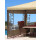 2 Seitenteile mit PE Fenster  300/400x197cm für Blätter Pavillon 3x4m Seitenwand Sand