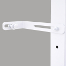 Washing machine shelf 74x65x111cm white| Storage rack for washing machine and dryer stacked | Bathroom stand shelf laundry cabinet basement