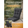 Kissen Auflage für Gartenstuhl 48 x 113 x 8 cm Anthrazit