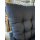 Kissen Auflage für Gartenstuhl 48 x 113 x 8 cm Anthrazit