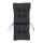 Kissen Auflage für Gartenstuhl 48 x 113 x 8 cm Anthrazit