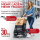 Folding Aluminium Shopping Trolley 57L (48L + 9L Insulated) – Black – 30kg Load, 35×45×98cm – EVA Wheels Ø20.5cm – Foldable, Hand Truck & Shoulder Bag – Supermarket Hooks